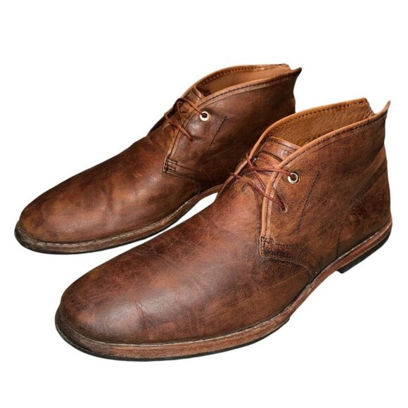 Timberland Boot Co Mens 11 Wodehouse 2 Eye Chukka Boot Brown Leather 75509 - Picture 2 of 12